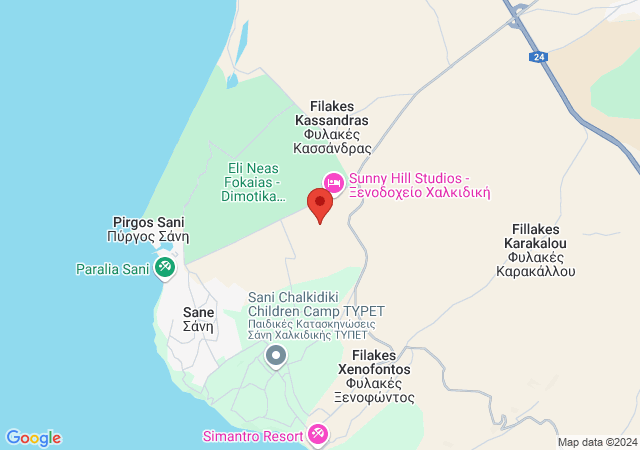 Show on the map Sunny Private Villa