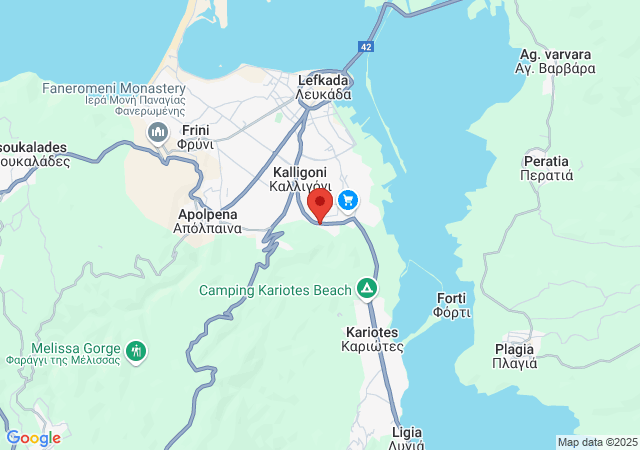 Prikaži na mapi Avra Apartments Lefkada