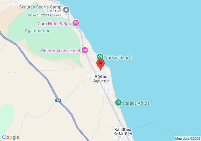 Prikaži na mapi Petra Afytos Holiday Apartment
