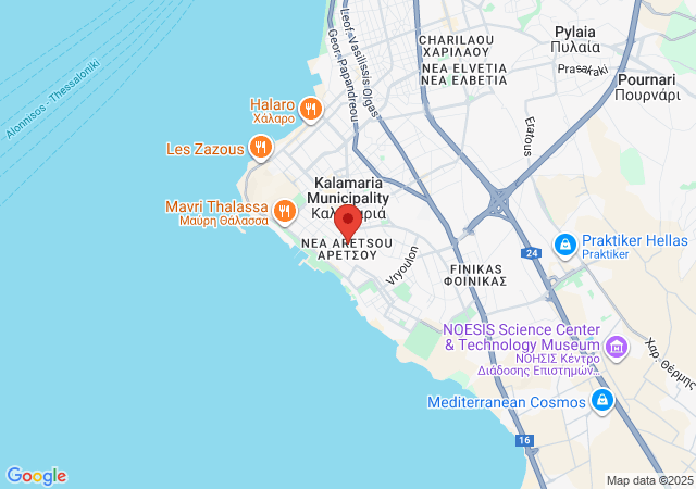 Show on the map Haris Near The Sea Modern Apartment