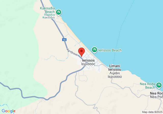 Show on the map Milia’s Apartment