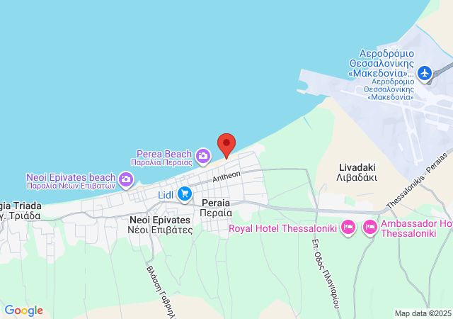 Show on the map Aktis Sea View Studios