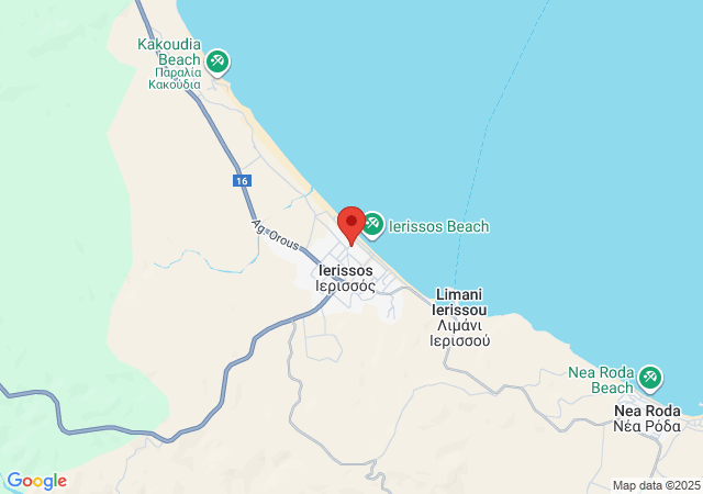 Show on the map Adam Sea View Villa Ierissos