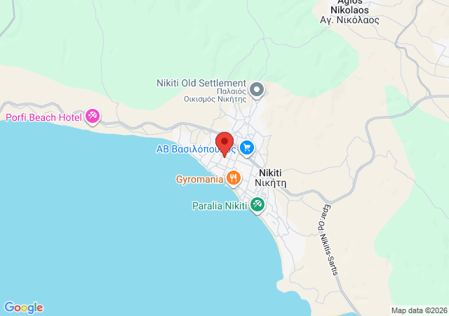 Show on the map Artemis House Nikiti