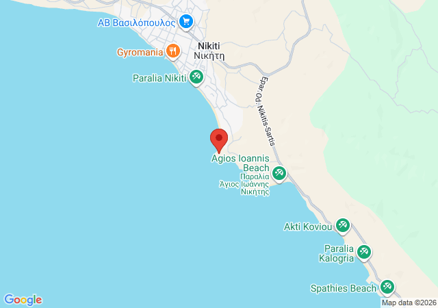 Show on the map Blue Horizon Villa Nikiti A2