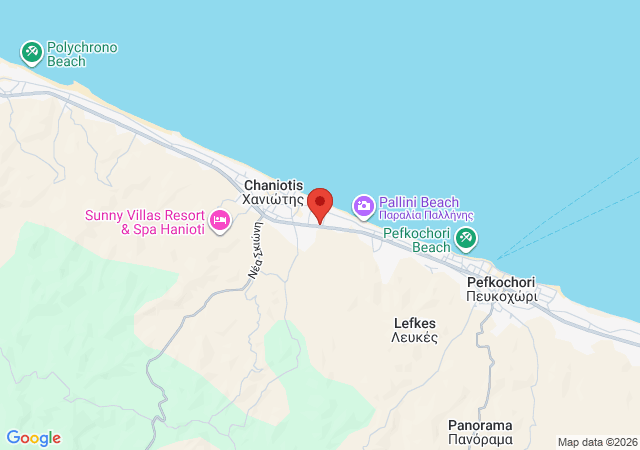 Show on the map Cristina House Hanioti