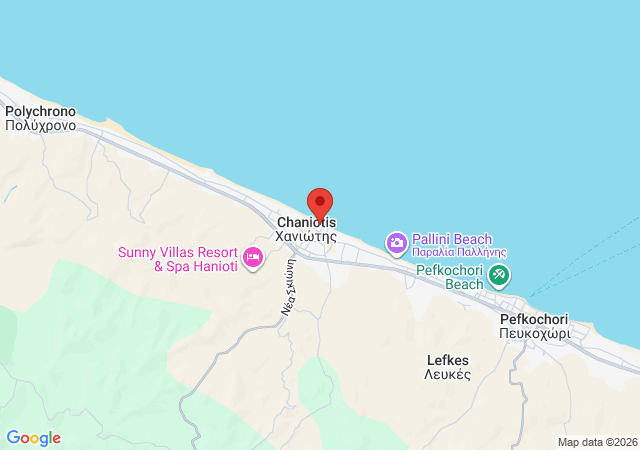 Show on the map Kelifos First Line House Hanioti