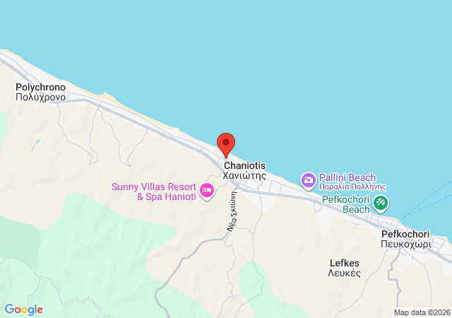 Show on the map Niki Apartment Hanioti