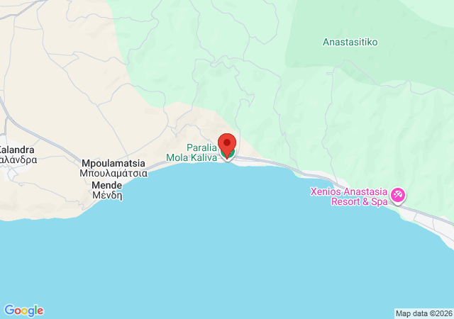 Show on the map Ourania Apartment Mola Kaliva