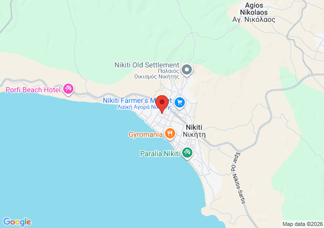 Show on the map Stasi Apartment Nikiti