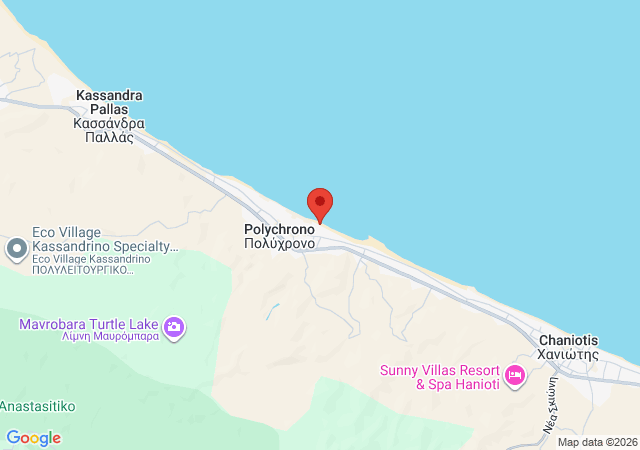 Show on the map Suzanna First Line Apartment Polychrono