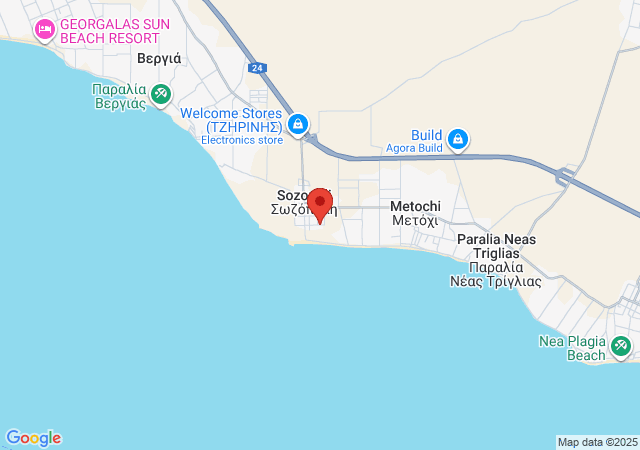 Show on the map Flo Maisonette with Sea View