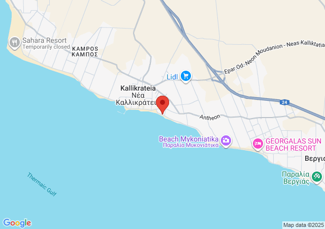 Show on the map Dream Sea Apartment