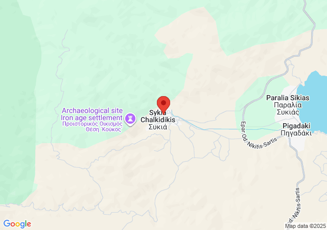 Show on the map Rock Haven Maisonette Sithonia