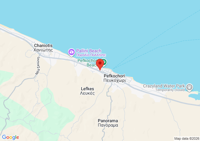 Show on the map Makis House Pefkochori