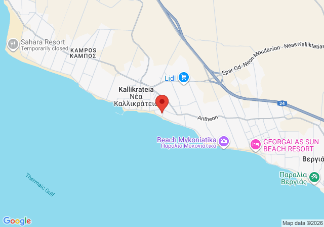 Show on the map Big Blue Gold Apartment