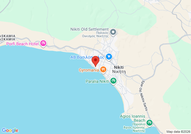 Show on the map Limani Nikiti Suites