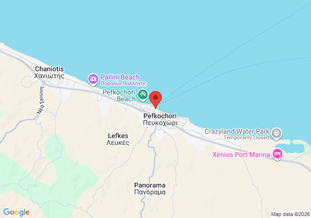 Show on the map Costa Beach Front Apartment