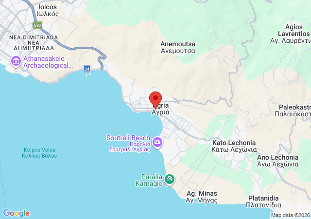 Show on the map Loft House Agria