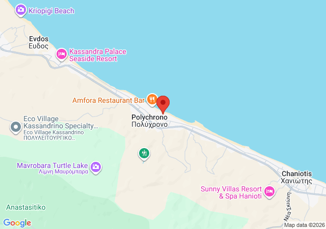 Show on the map Andonia House Polychrono