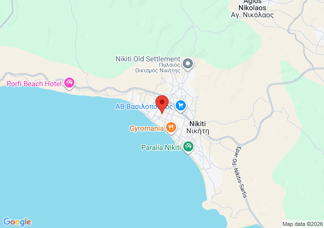 Show on the map Areti House Nikiti