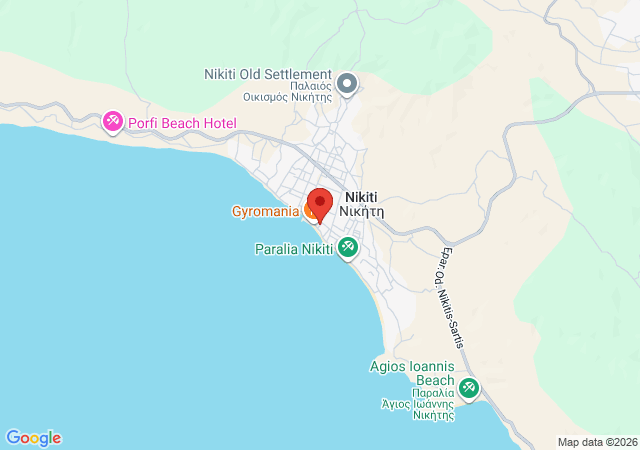 Show on the map Studio & Apartment Nikiti