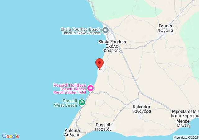 Show on the map Katerina Villa Fourka
