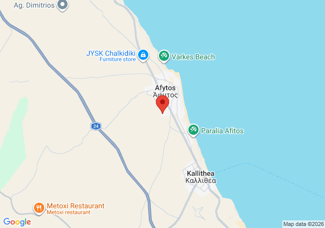 Show on the map Orfeas Villa Afitos