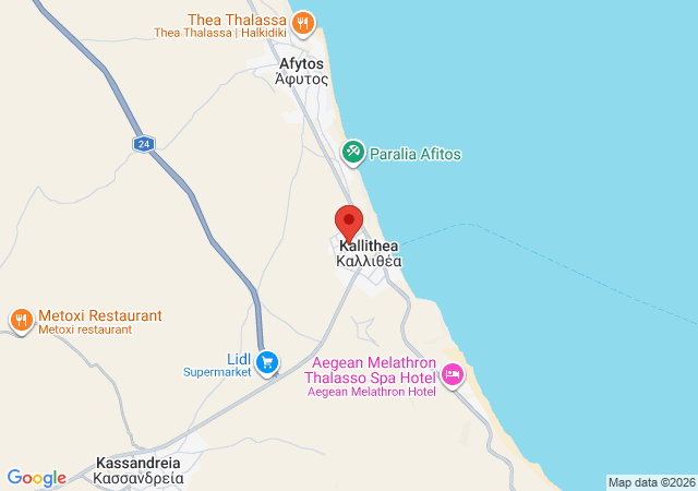 Show on the map Pantelis House Kallithea