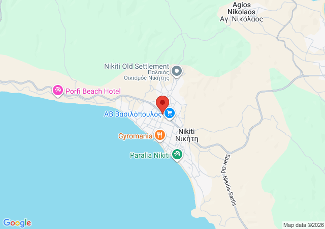 Show on the map Nikiti Central Suites 