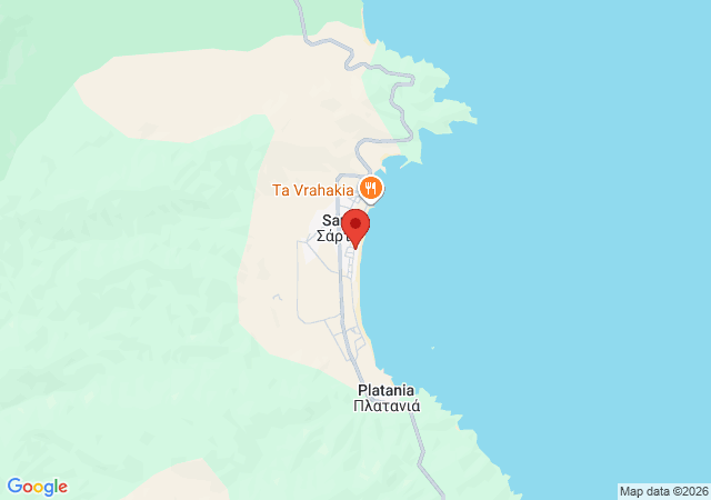 Show on the map Anna's Studios By The Sea