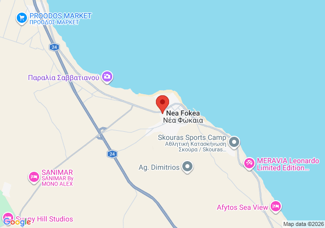 Show on the map Kronos House N2 Nea Fokea