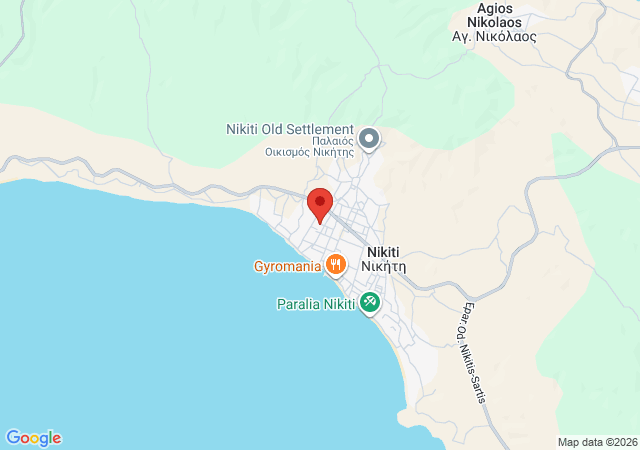 Show on the map Stasi Apartment N3 Nikiti